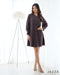 Versatile Button-Down Poly-Rayon Shirt Dress 66652
